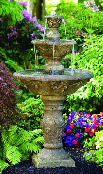 Harvest Garden Fountain Three Tiers